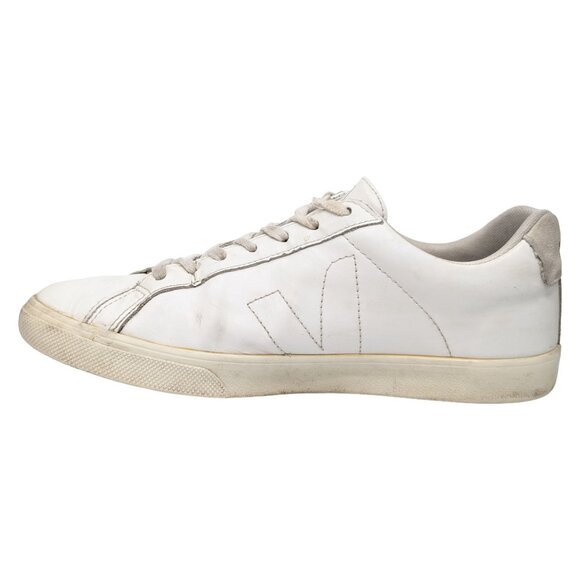 Veja Esplar Sneakers Womens White Leather Lace Up Shoes Size 9 - Picture 2 of 12